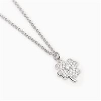Collana Mabina Donna Buona Fortuna in Argento Zircone 553706 - 553706
